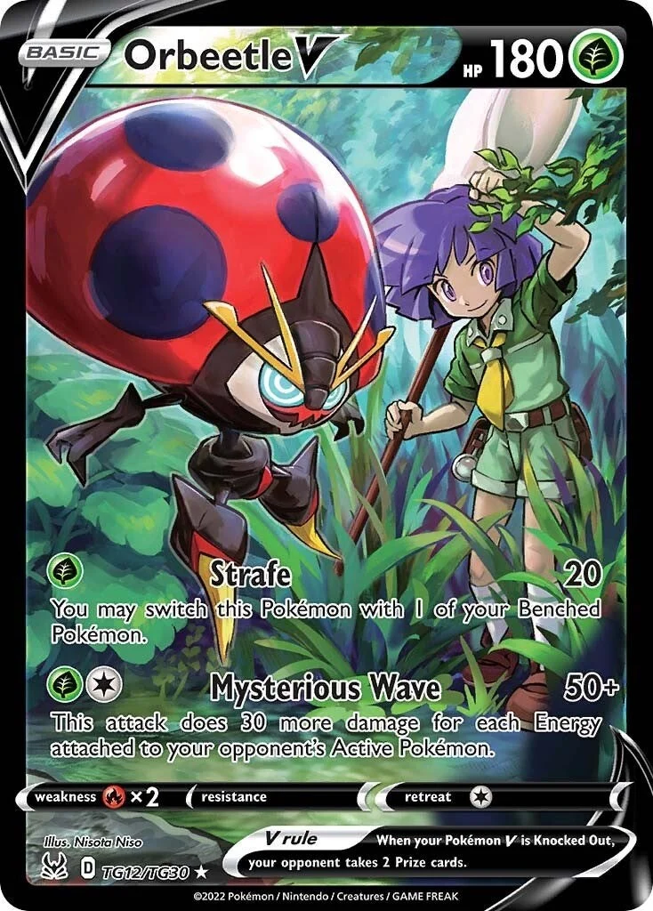 Orbeetle V (TG12/TG30) (SWSH11: Lost Origin Trainer Gallery)