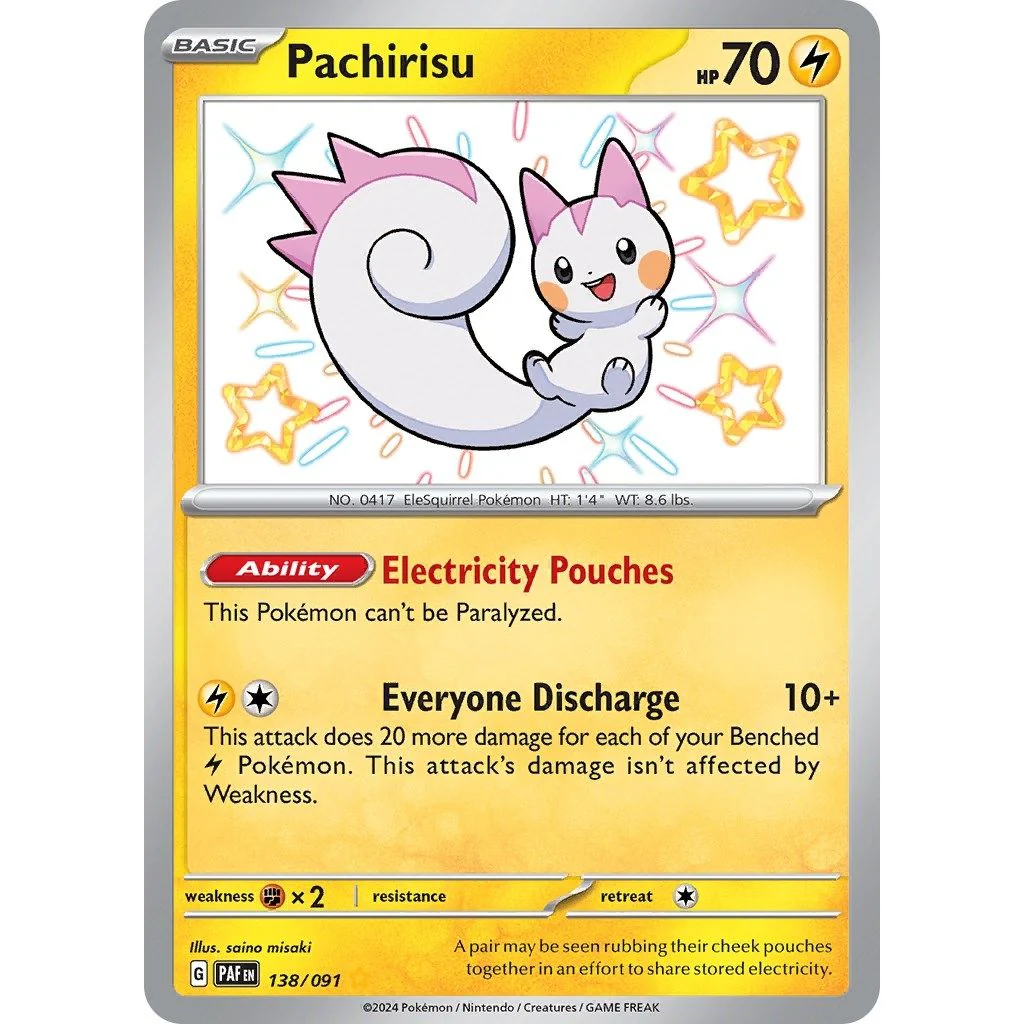 Pachirisu (138/091) (SV: Paldean Fates)