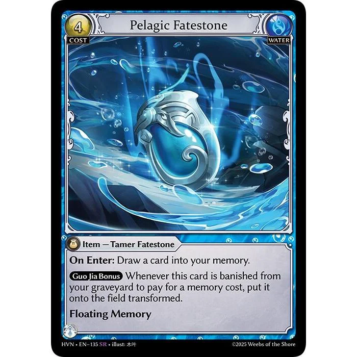 Pelagic Fatestone // Slick Torrentrider (135) (Abyssal Heaven)