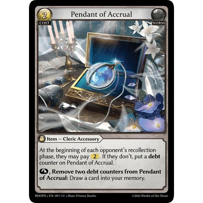 Pendant of Accrual (091) (Radiant Origins: Pantheon)