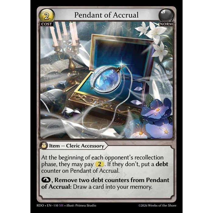 Pendant of Accrual (110) (Radiant Origins)
