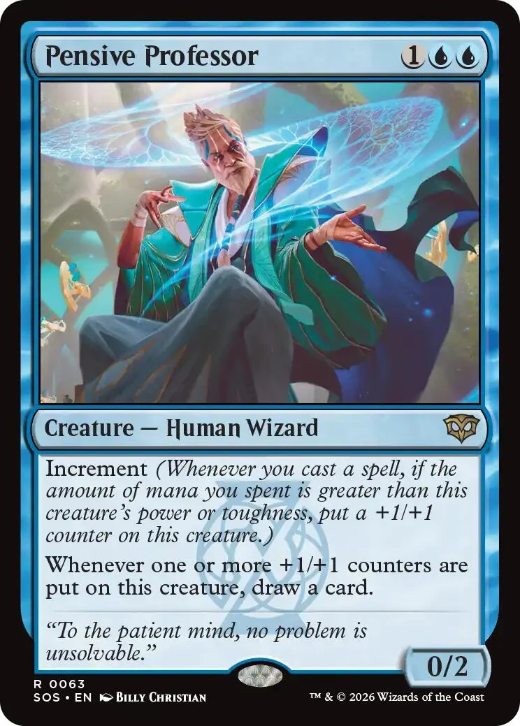 Pensive Professor (63) (Secrets of Strixhaven)