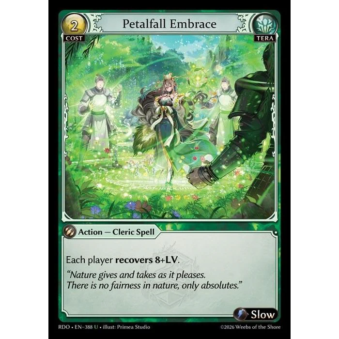 Petalfall Embrace (Curio Foil) (388) (Radiant Origins)
