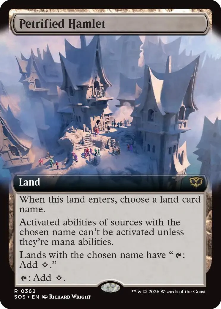 Petrified Hamlet (Extended Art) (362) (Secrets of Strixhaven)