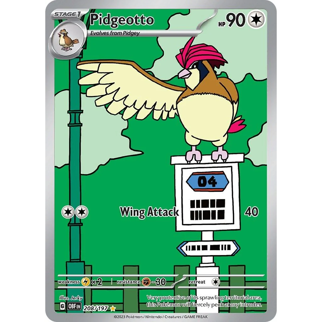 Pidgeotto (208/197) (SV03: Obsidian Flames)