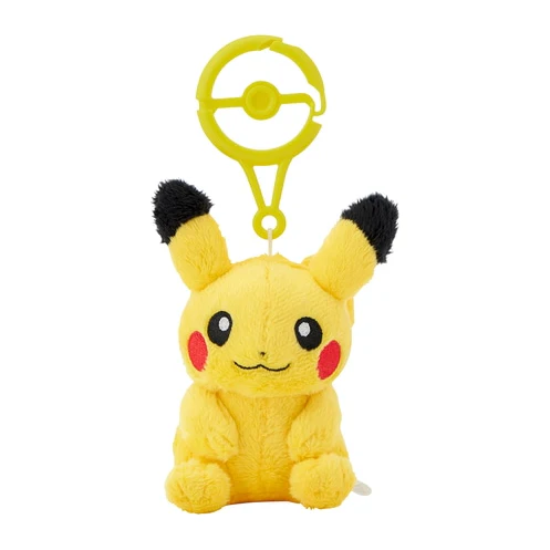 Pikachu Carabiner - Pokémon Centre Plush Keychain