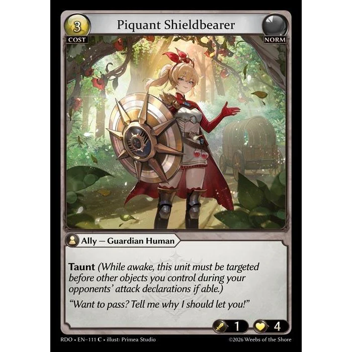 Piquant Shieldbearer (111) (Radiant Origins)