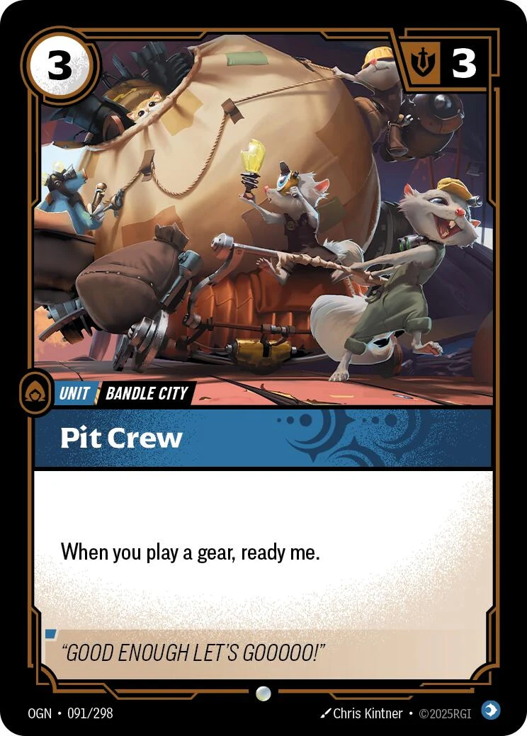 Pit Crew (091/298) (Origins)