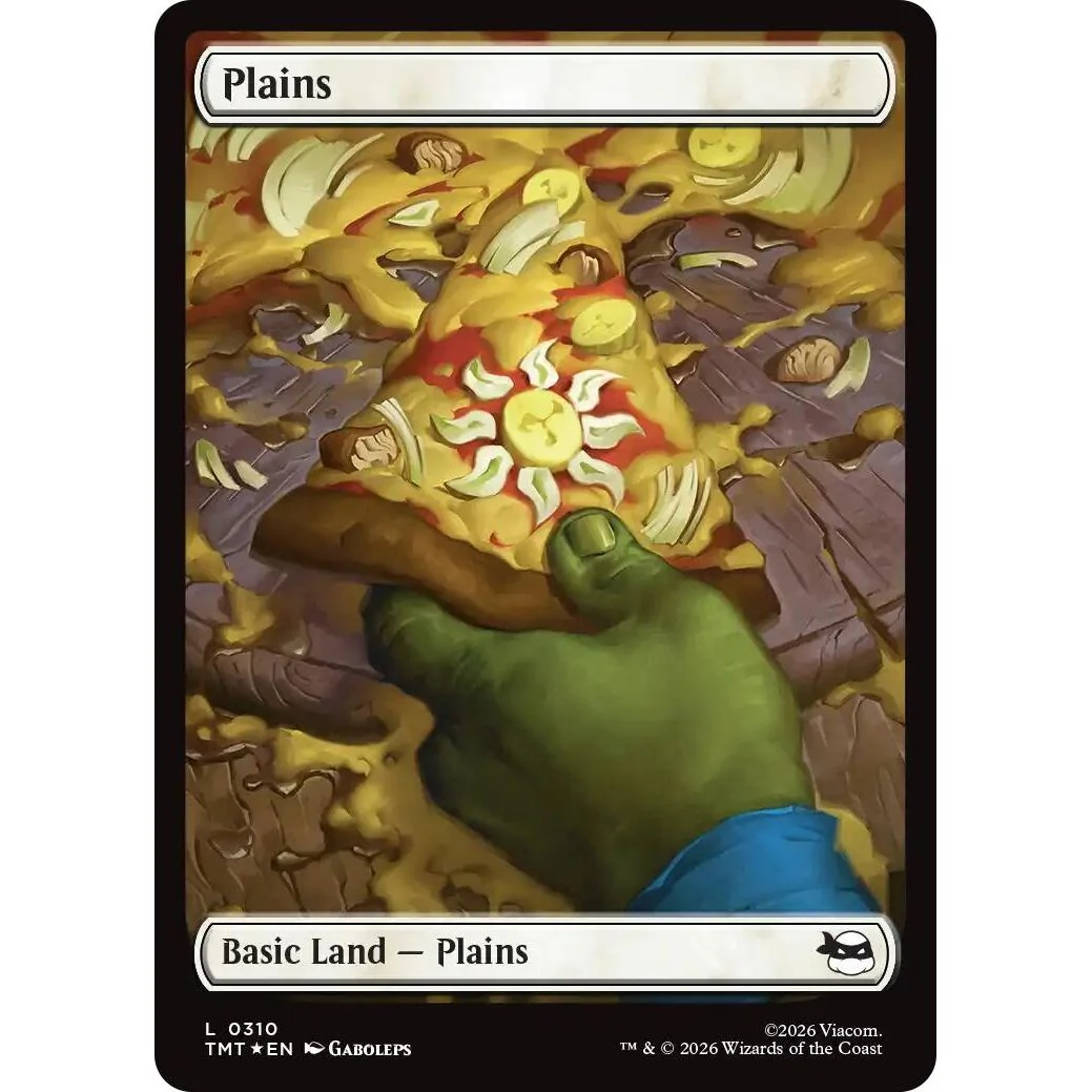 Plains (0310) (Surge Foil) (310) (Teenage Mutant Ninja Turtles)
