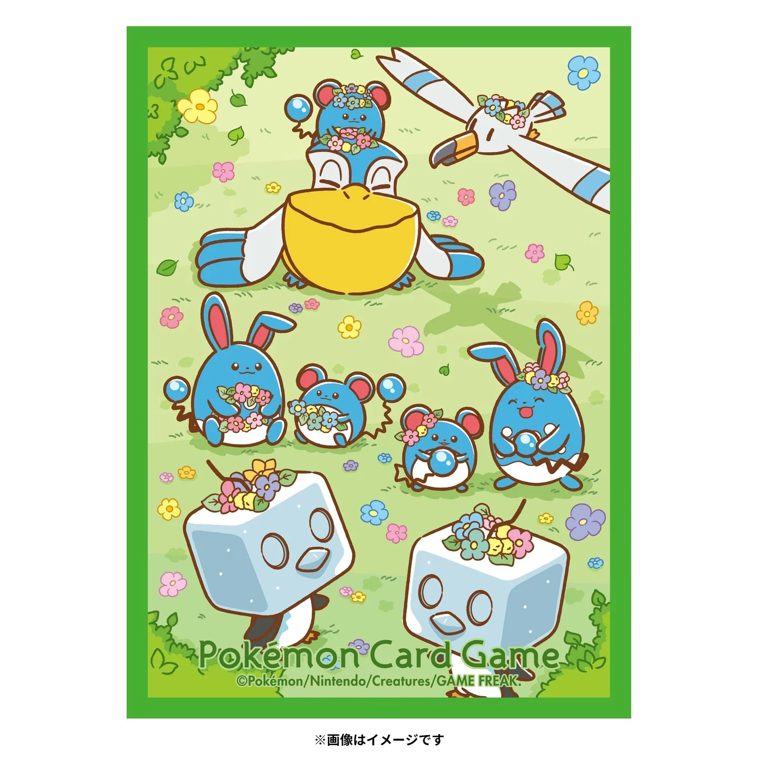 Pokémon Center Japan - Flower Crown Marill & Friends - Sleeves