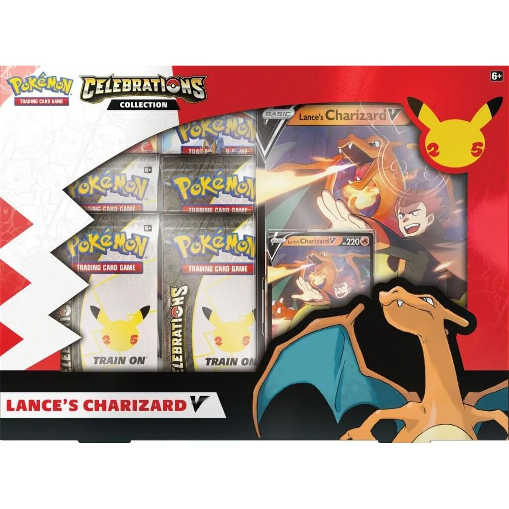 POKÉMON TCG Celebrations -Lance’s Charizard V & Dark Sylveon V Boxes - Image 3