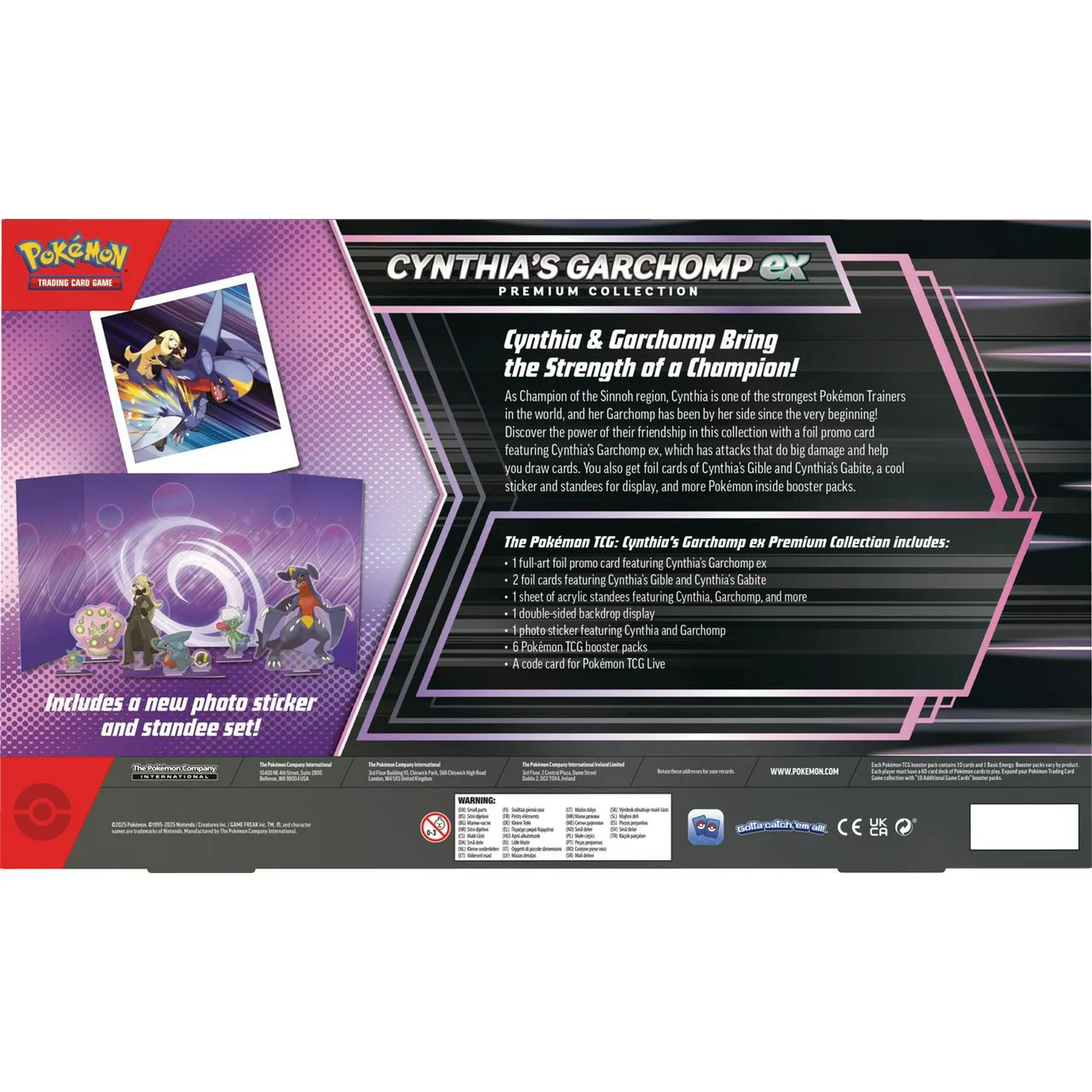 POKÉMON TCG Cynthia's Garchomp ex Premium Collection - Image 4