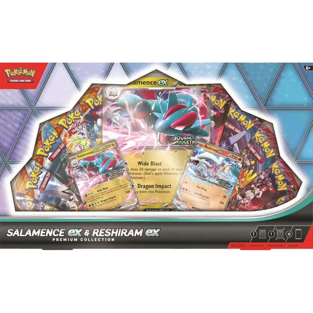 POKÉMON TCG Salamence EX & Reshiram EX Premium Collection