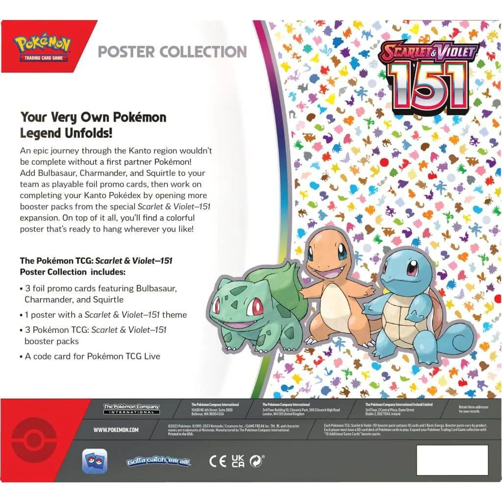 POKÉMON TCG Scarlet & Violet 151 Poster Collection - Image 3