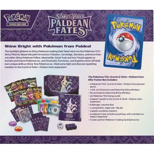 POKÉMON TCG Scarlet & Violet 4.5: Paldean Fates Elite Trainer Box (ETB) - Image 5