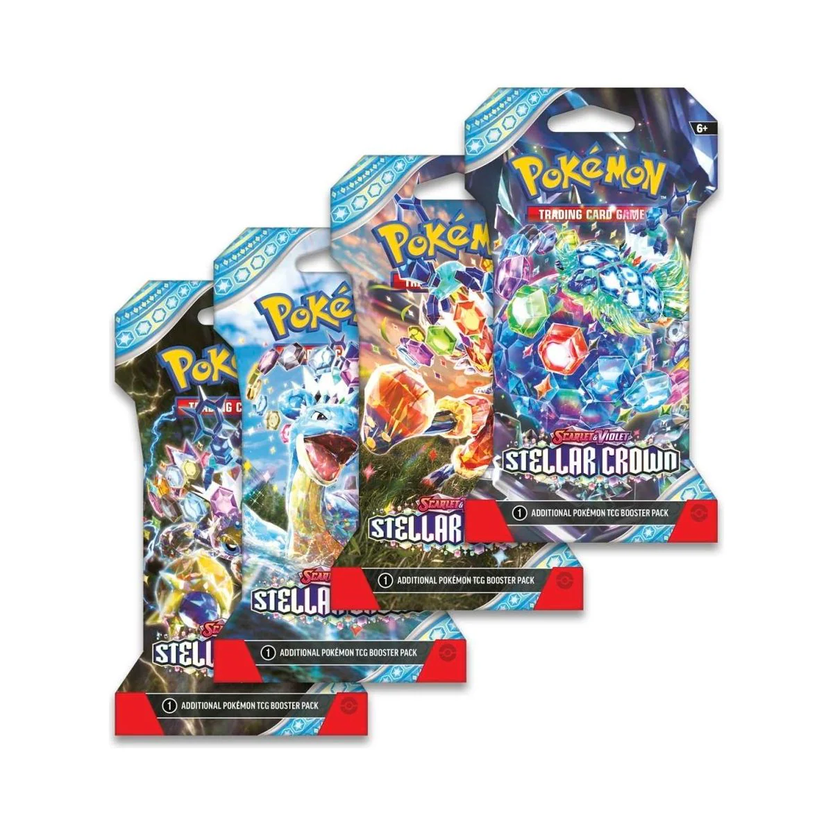 POKÉMON TCG Scarlet & Violet 7: Stellar Crown SLEEVED Booster Pack