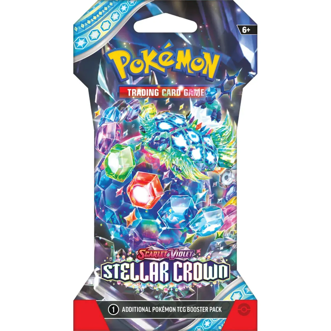 POKÉMON TCG Scarlet & Violet 7: Stellar Crown SLEEVED Booster Pack - Image 2