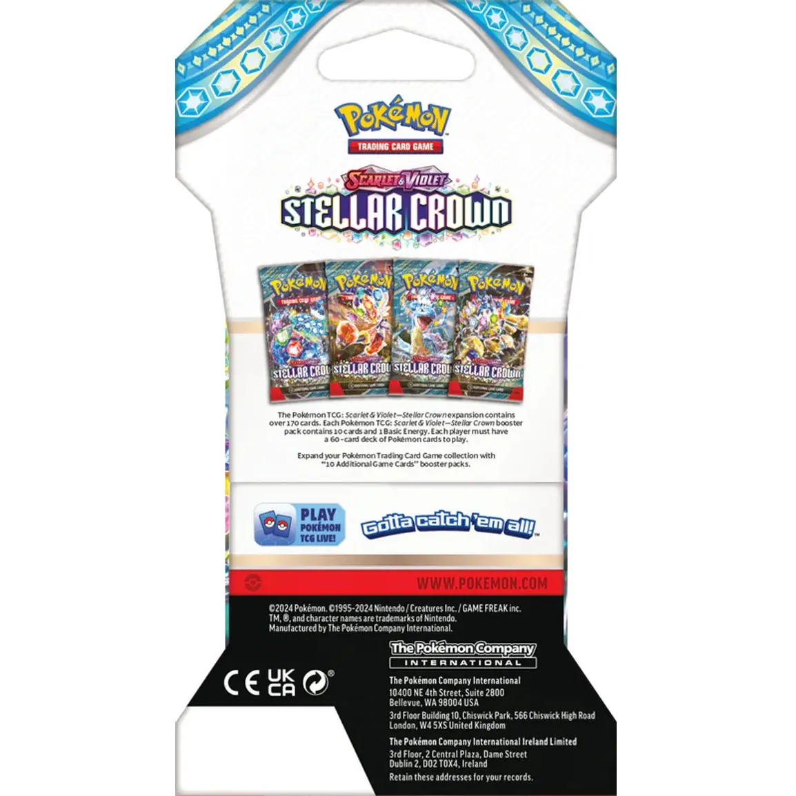 POKÉMON TCG Scarlet & Violet 7: Stellar Crown SLEEVED Booster Pack - Image 6
