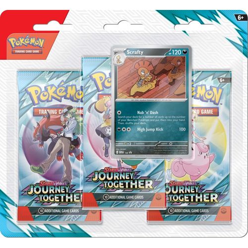 POKÉMON TCG Scarlet & Violet 9: Journey Together Three Booster Blister (3pk)