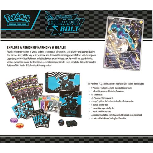 Pokémon TCG: Scarlet & Violet—Black Bolt Elite Trainer Box (ETB) - Image 5