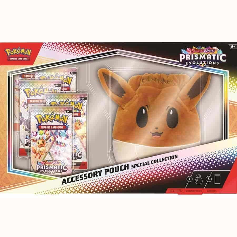 POKÉMON TCG Scarlet & Violet Prismatic Evolutions Accessory Pouch Special Collection