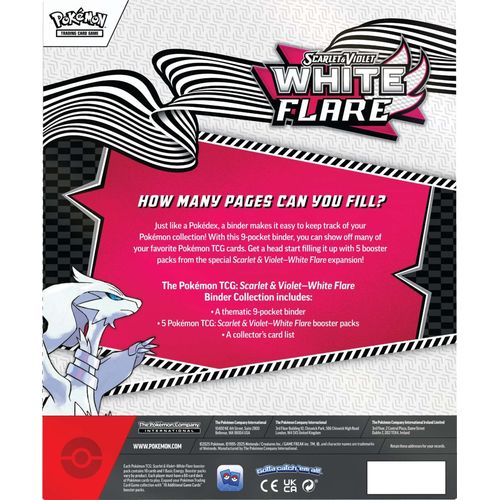 Pokémon TCG: Scarlet & Violet—White Flare Binder Collection - Image 3