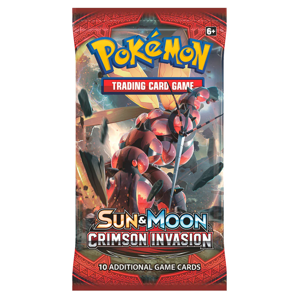 Pokemon TCG Sun & Moon Crimson Invasion Booster Pack