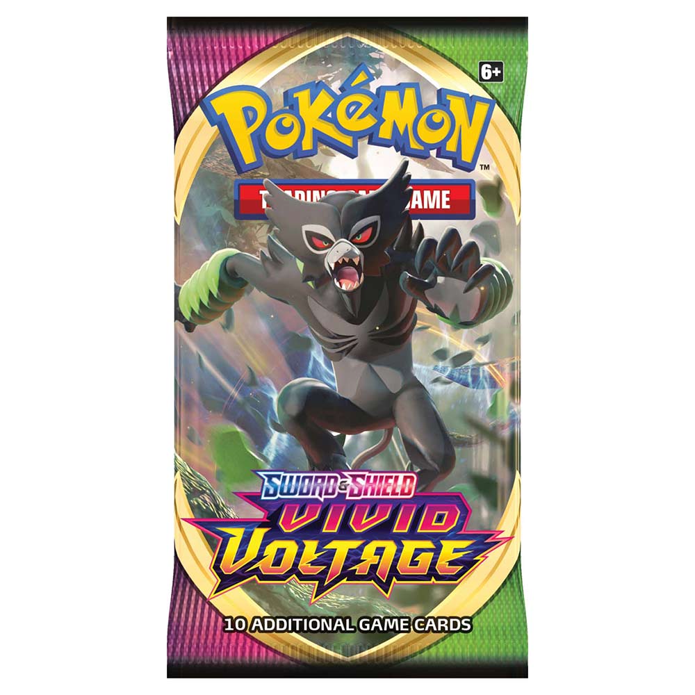 Pokemon TCG Sword & Shield Vivid Voltage Booster Pack - Image 4