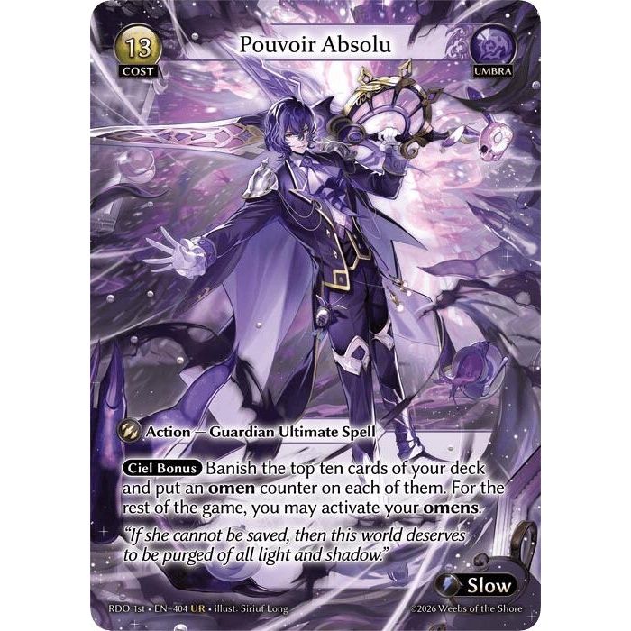 Pouvoir Absolu (404) (Radiant Origins)