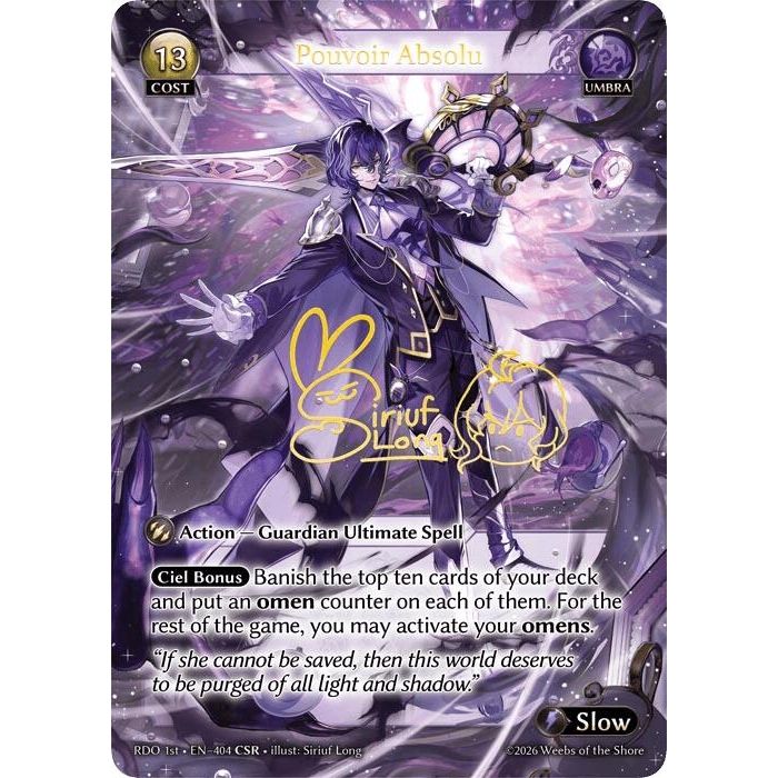 Pouvoir Absolu (CSR) (404) (Radiant Origins)