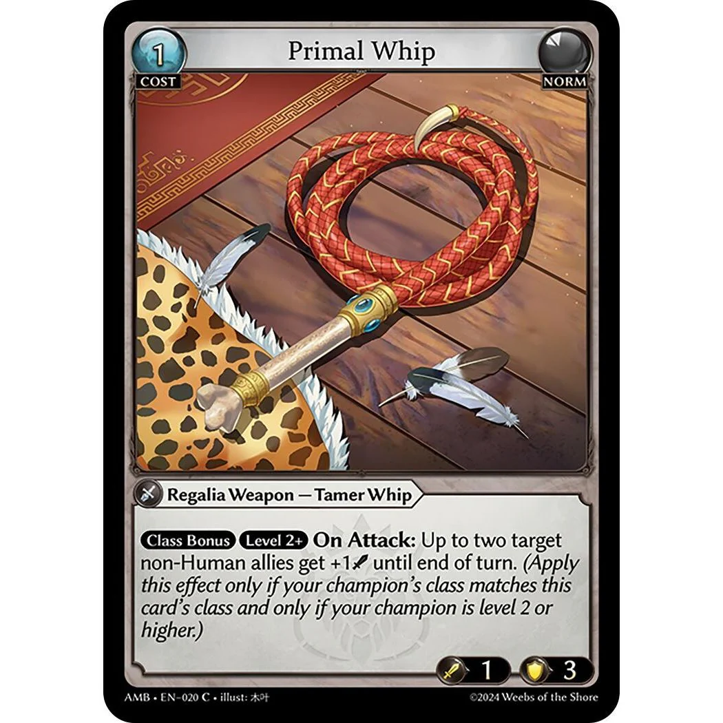 Primal Whip (020) (Mortal Ambition)
