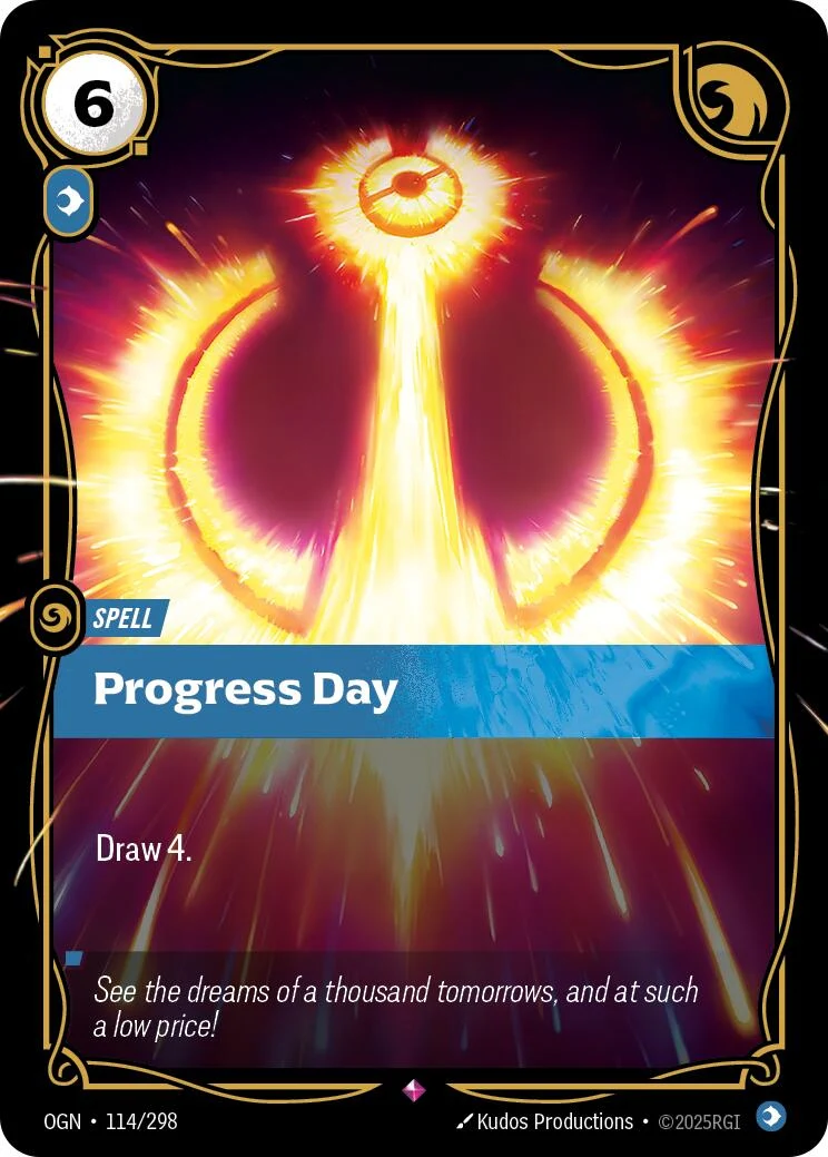 Progress Day (114/298) (Origins)