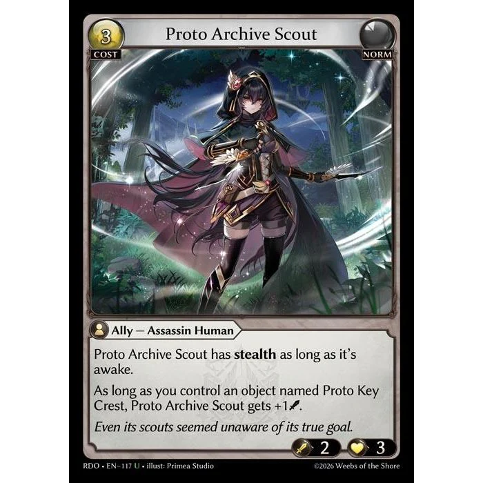 Proto Archive Scout (Curio Foil) (117) (Radiant Origins)