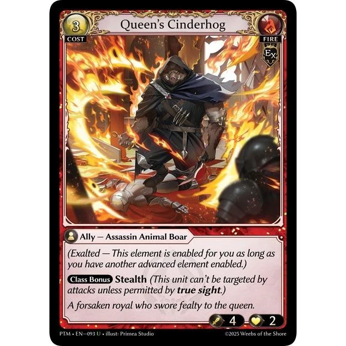 Queen's Cinderhog (Curio Foil) (093) (Phantom Monarchs)