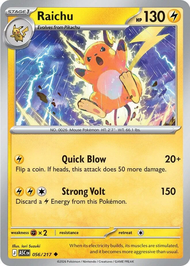 Raichu (056/217) (ME: Ascended Heroes)