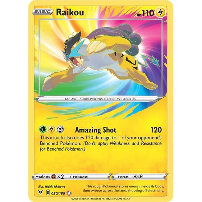 Raikou (050/185) (SWSH04: Vivid Voltage)