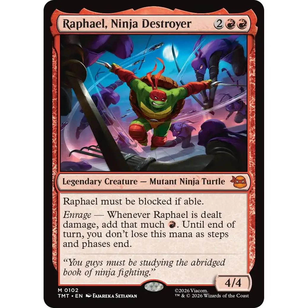 Raphael, Ninja Destroyer (102) (Teenage Mutant Ninja Turtles)