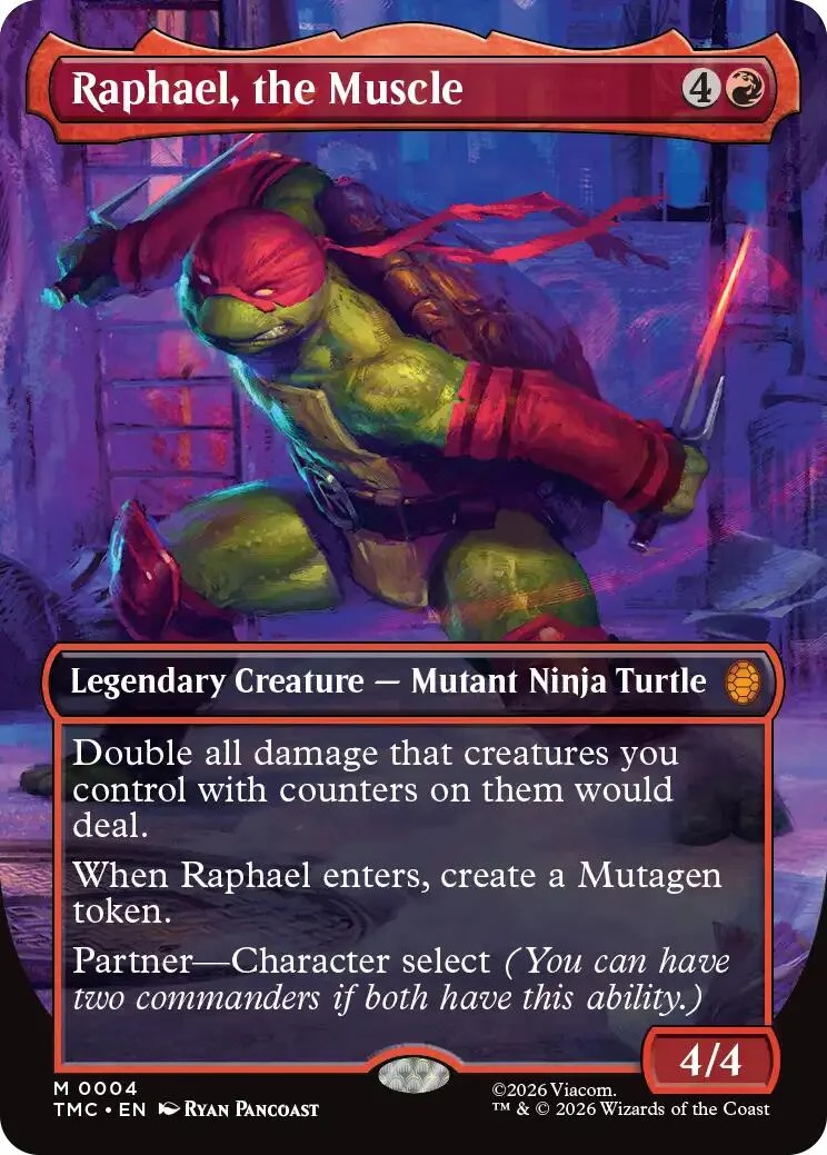 Raphael, the Muscle (0004) (Borderless) (4) (Teenage Mutant Ninja Turtles)