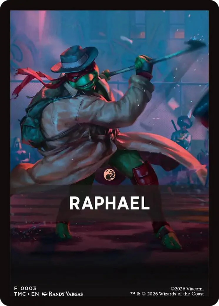 Raphael Theme Card (3) (Teenage Mutant Ninja Turtles)