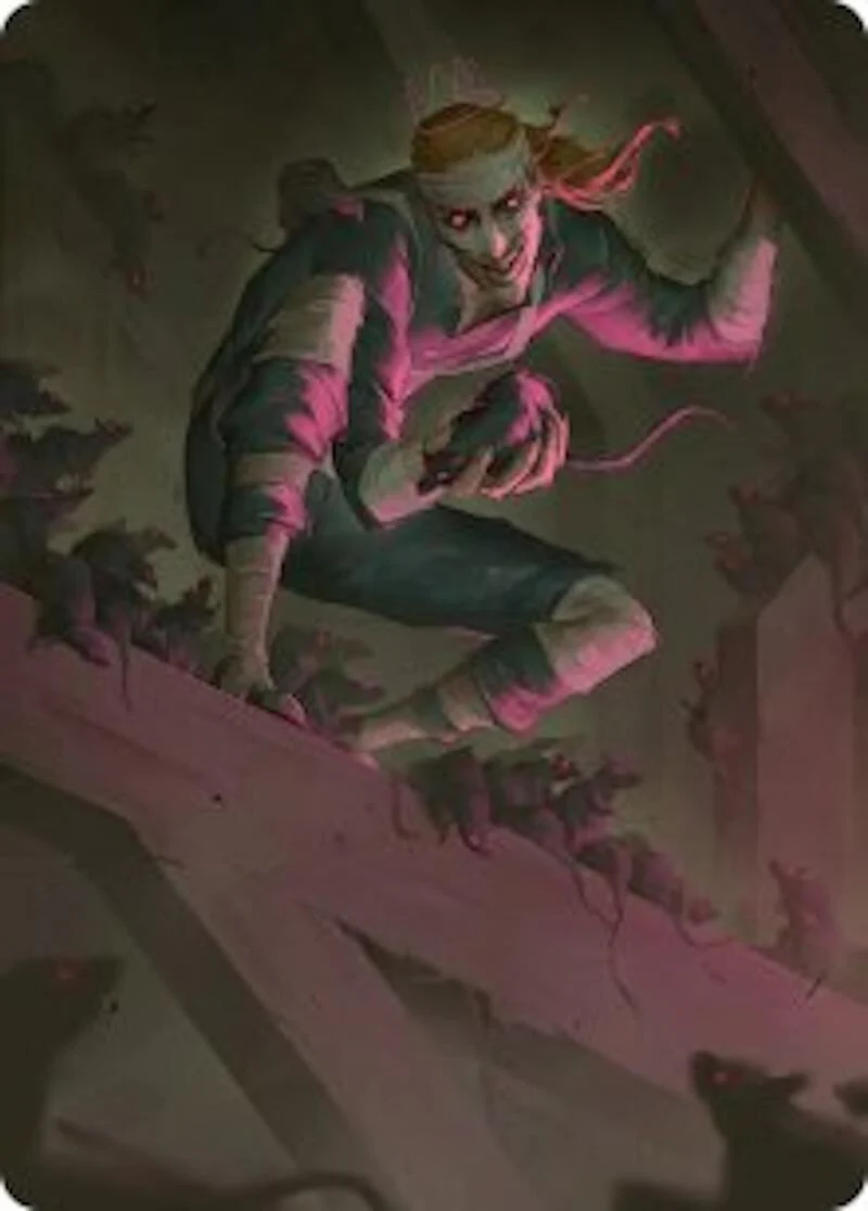Rat King, the Chaosbringer Art Card (53) (Teenage Mutant Ninja Turtles)