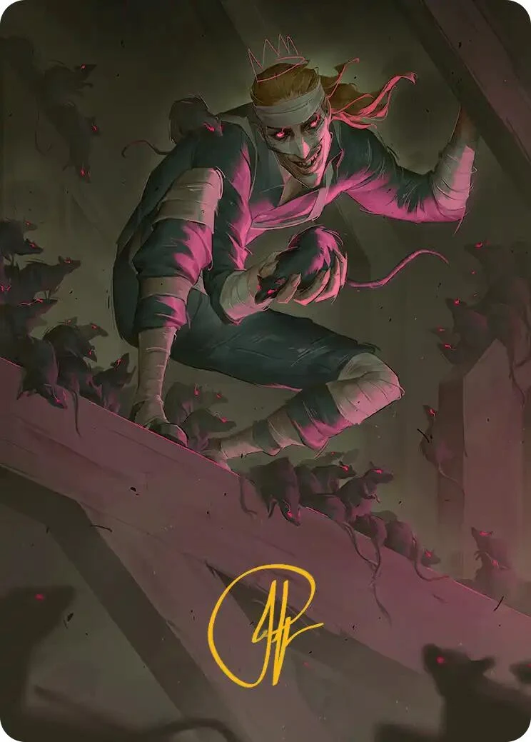 Rat King, the Chaosbringer Art Card (Gold-Stamped Signature) (53) (Teenage Mutant Ninja Turtles)