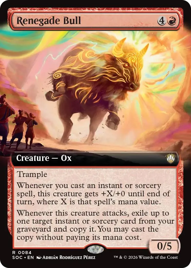 Renegade Bull (Extended Art) (84) (Secrets of Strixhaven)
