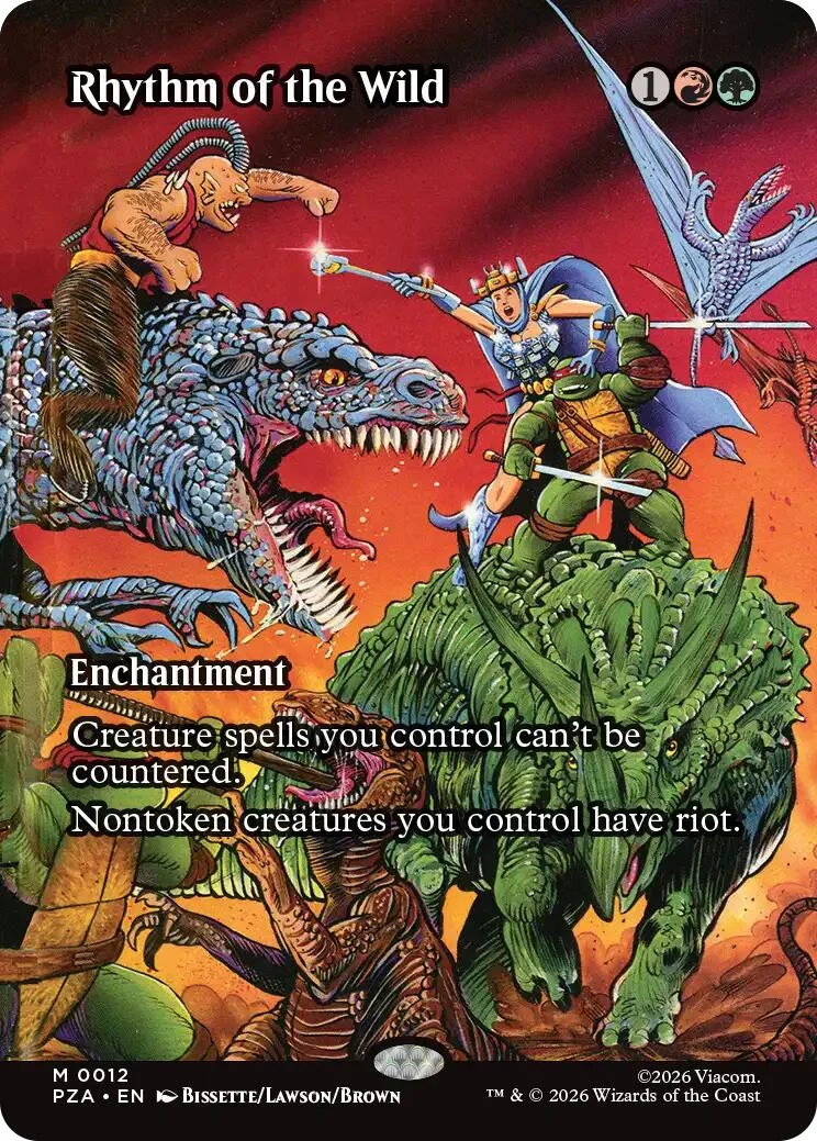 Rhythm of the Wild (Borderless) (12) (Teenage Mutant Ninja Turtles Source Material)