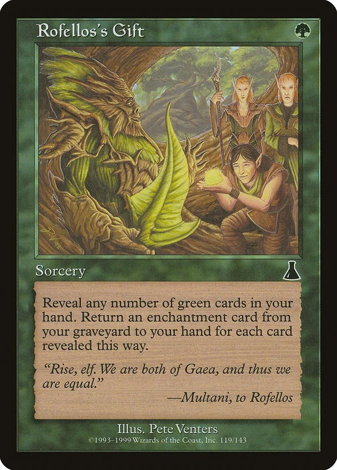 Rofellos's Gift (119) (Urza's Destiny)