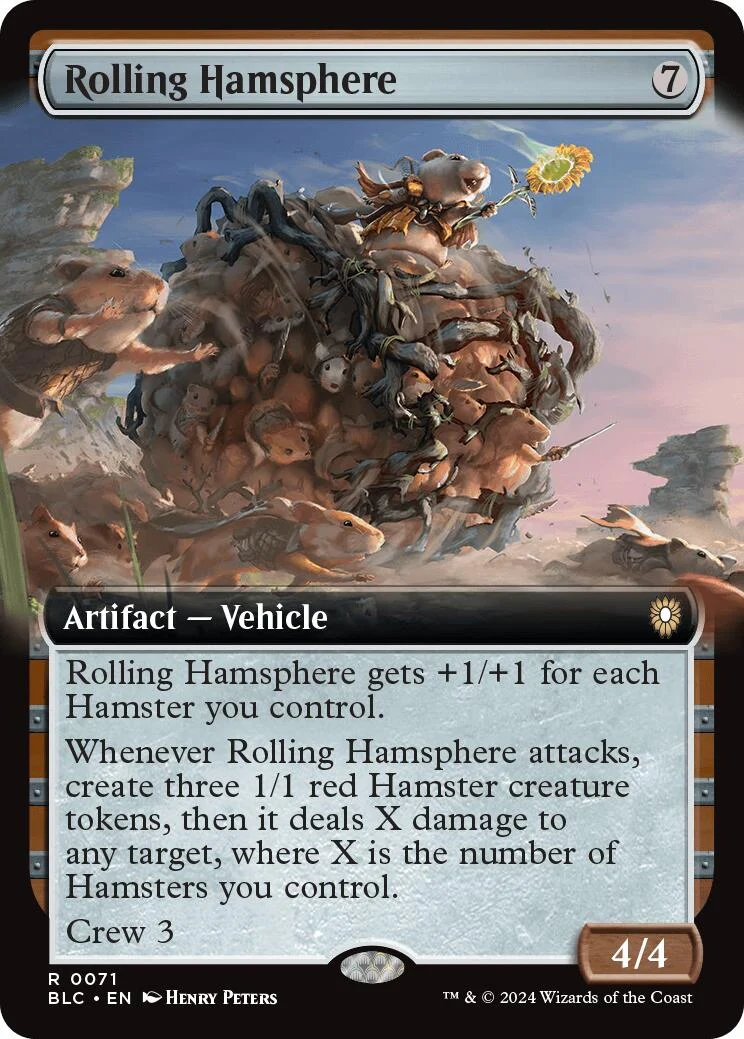 Rolling Hamsphere (Extended Art) (71) (Bloomburrow)
