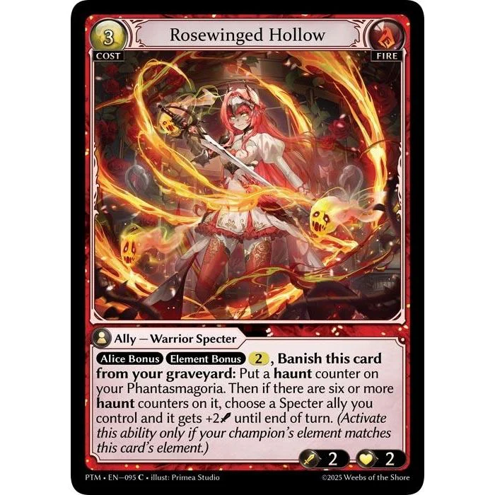 Rosewinged Hollow (Curio Foil) (095) (Phantom Monarchs)