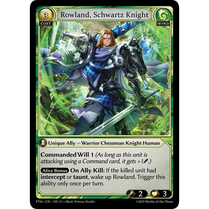 Rowland, Schwartz Knight (150) (Phantom Monarchs)