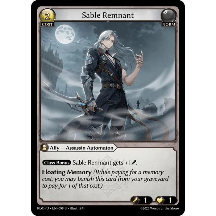 Sable Remnant (098) (Radiant Origins: Pantheon)