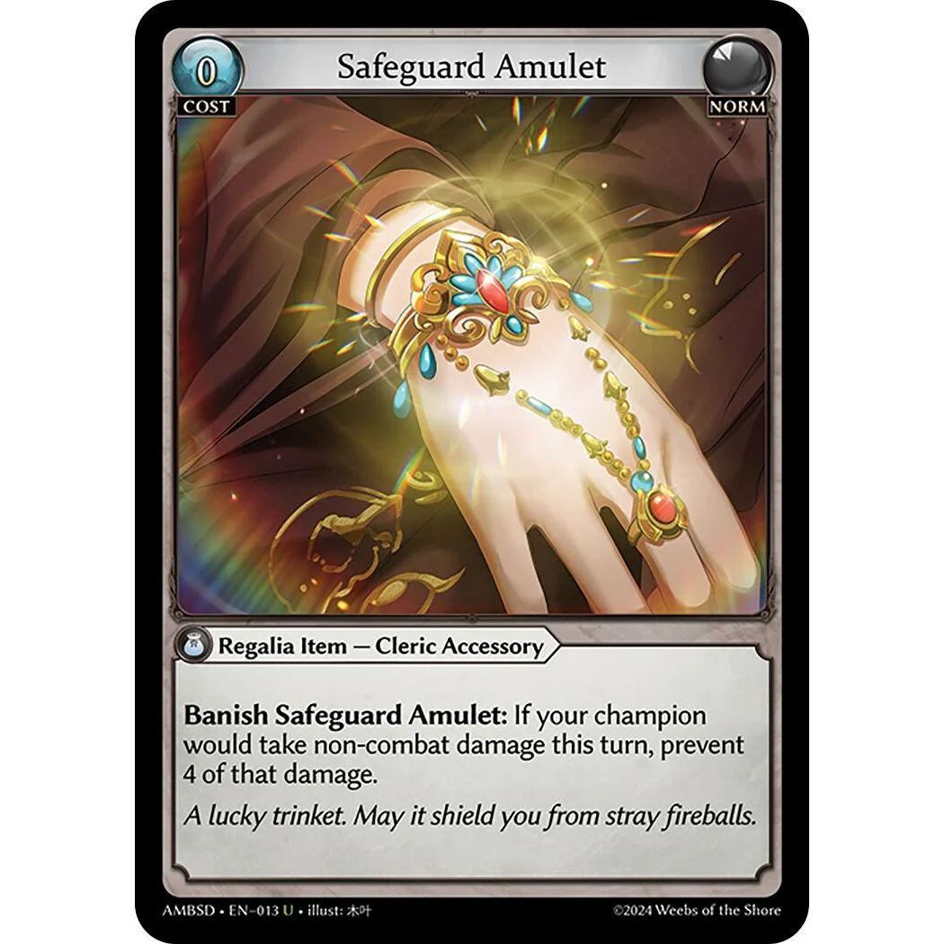 Safeguard Amulet (013) (Mortal Ambition Starter Decks)