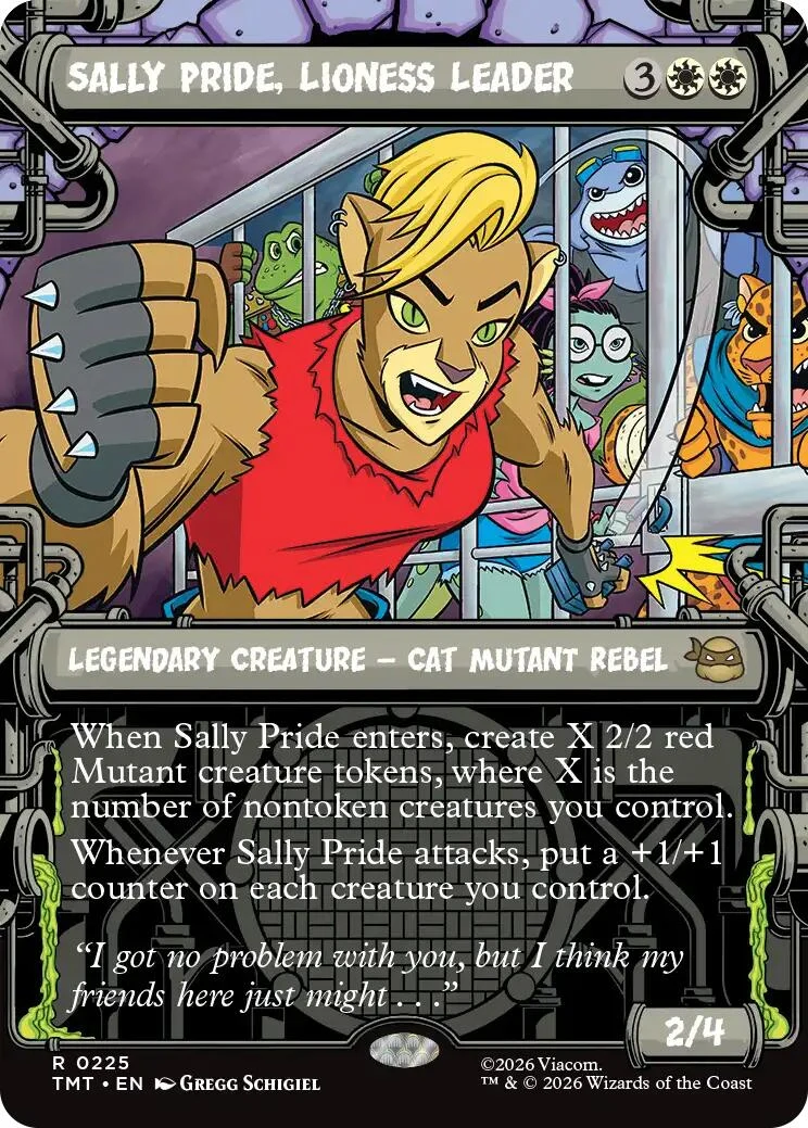 Sally Pride, Lioness Leader (Showcase) (225) (Teenage Mutant Ninja Turtles)